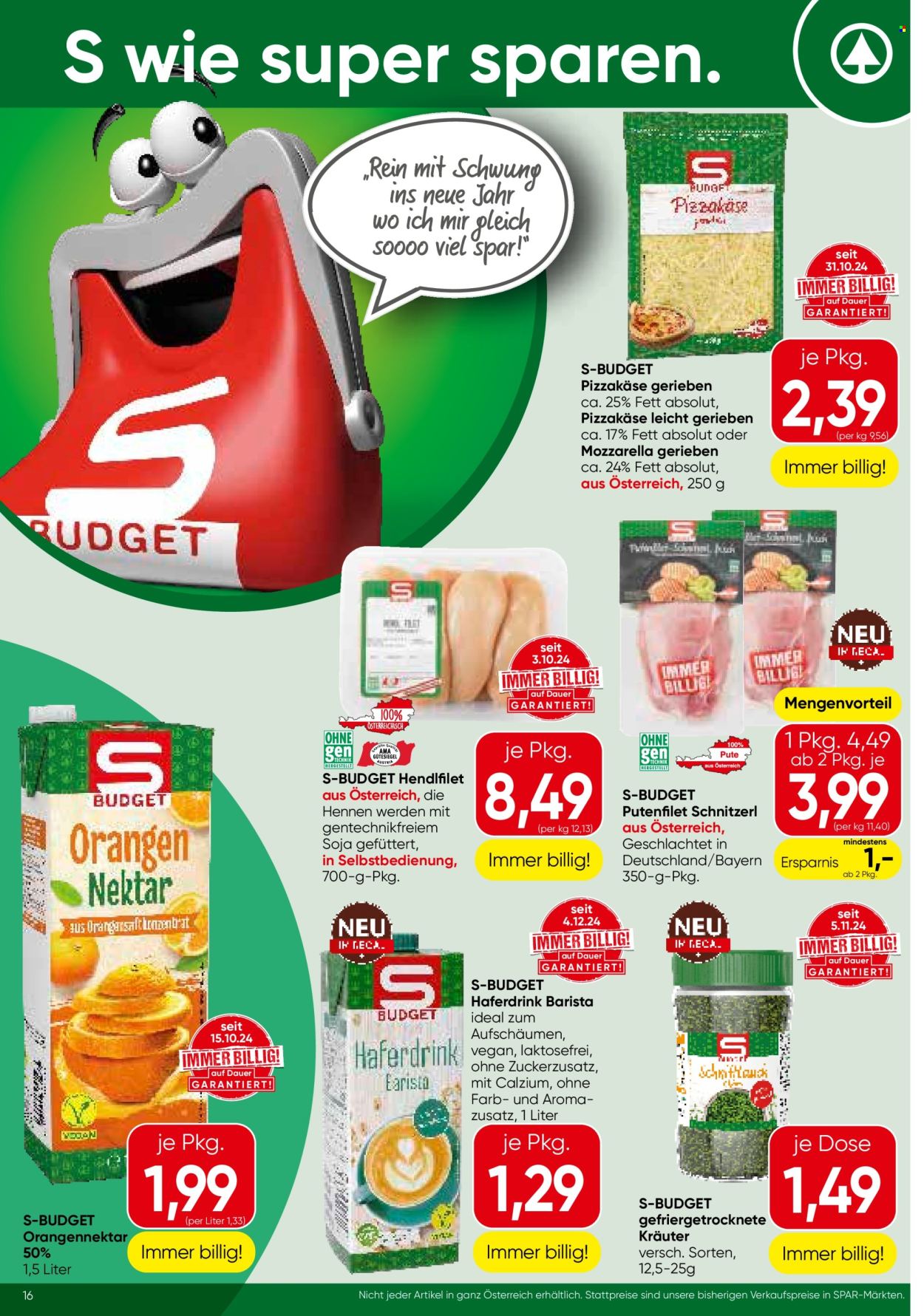 Angebote SPAR - 2.1.2025 - 15.1.2025. Seite 16
