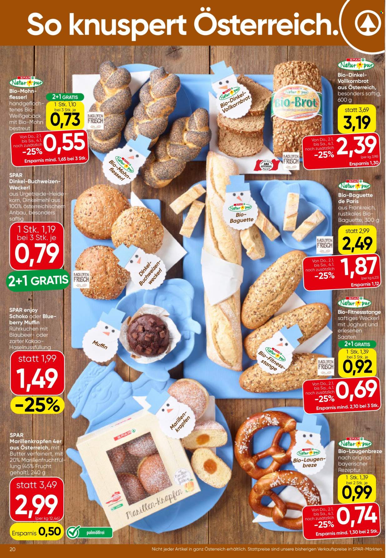 Angebote SPAR - 2.1.2025 - 15.1.2025. Seite 20