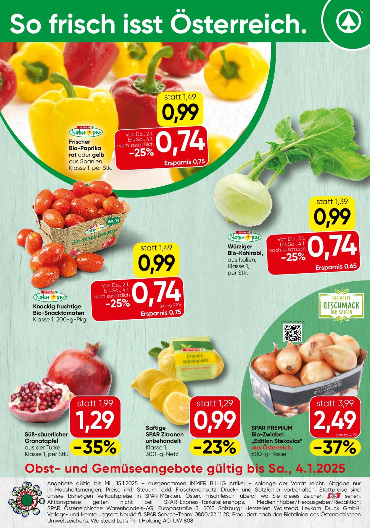 Angebote SPAR - 2.1.2025 - 15.1.2025. Seite 24