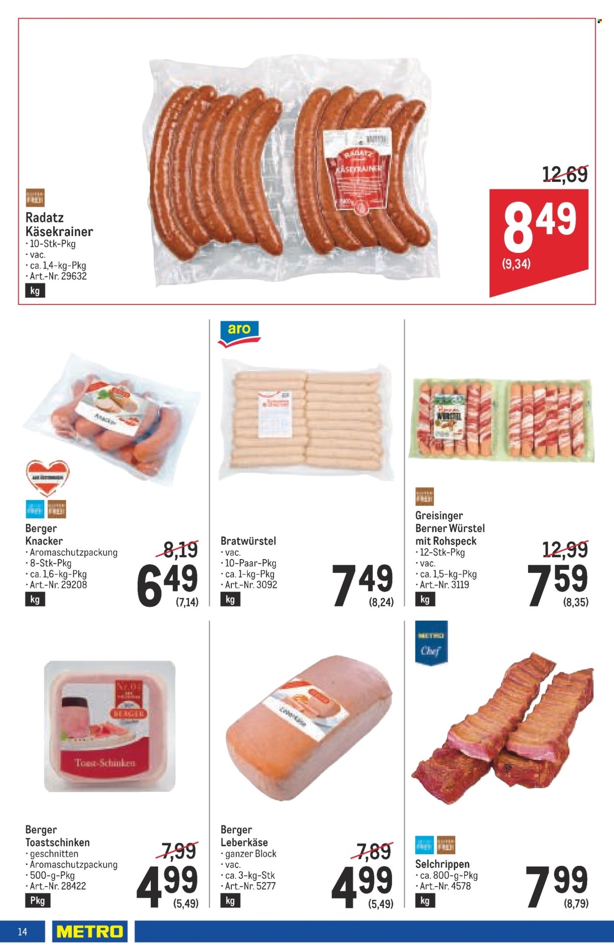 Angebote Metro - 9.1.2025 - 22.1.2025. Seite 14