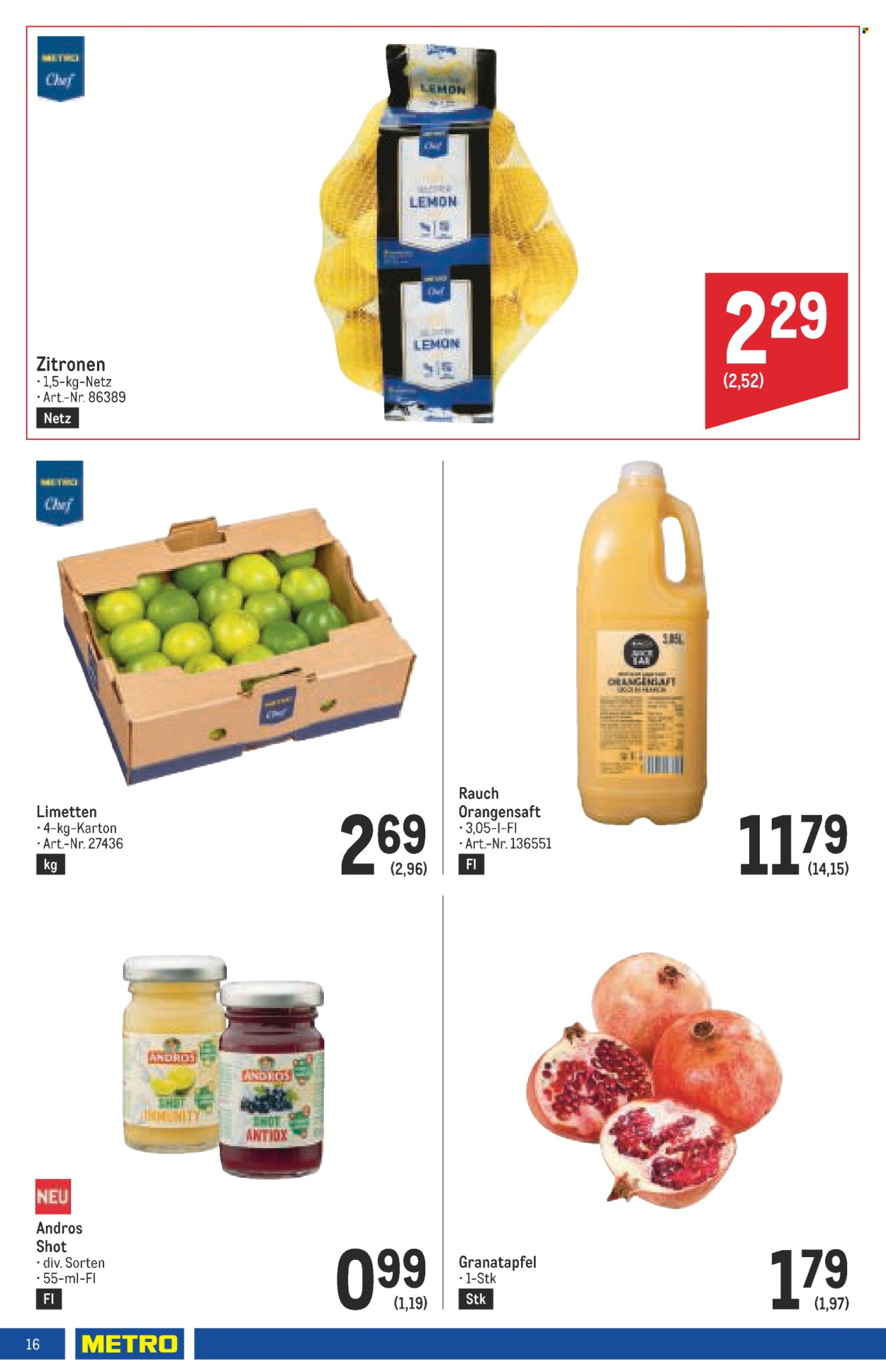 Angebote Metro - 9.1.2025 - 22.1.2025. Seite 16