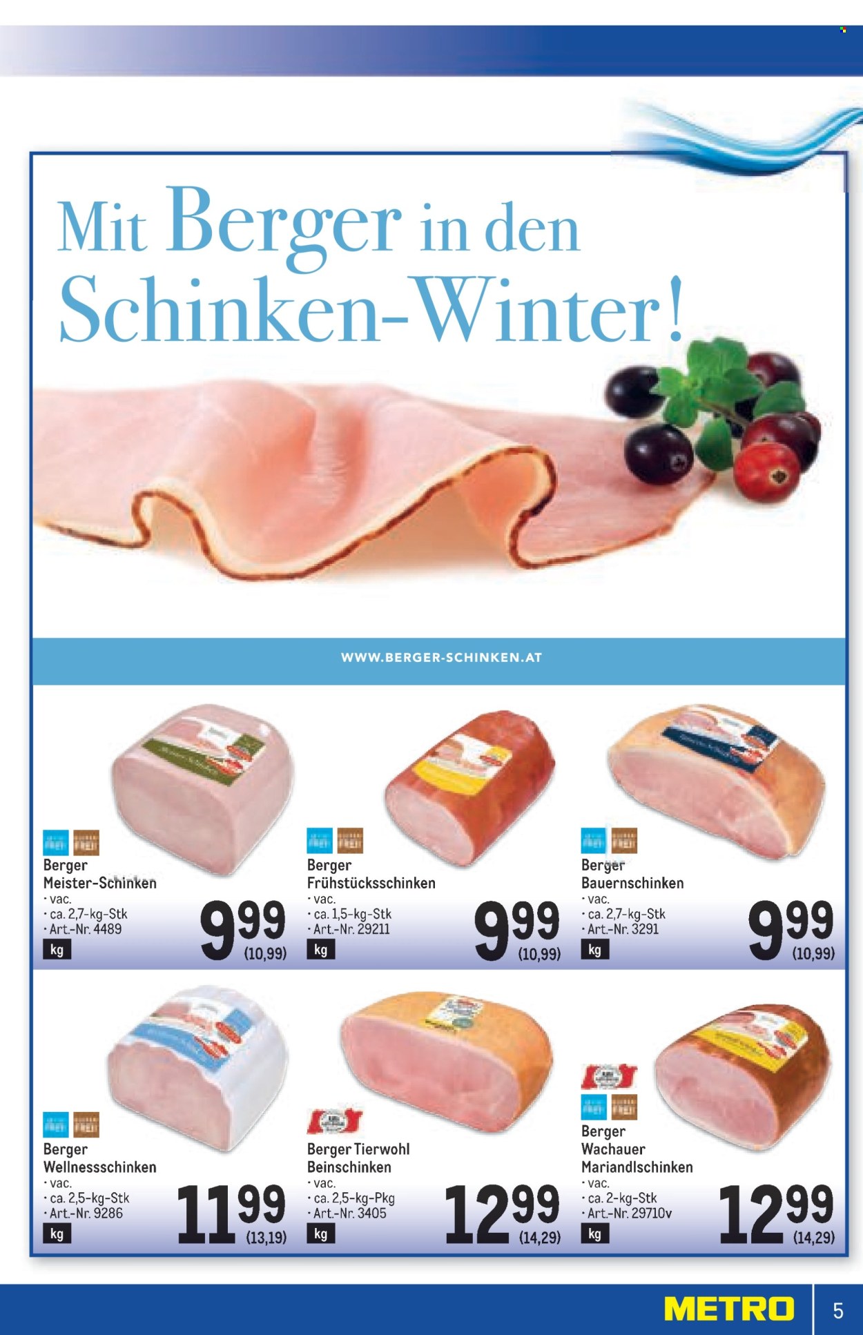 Angebote Metro - 9.1.2025 - 11.1.2025. Seite 5