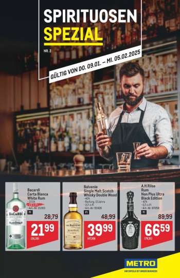 Angebote Metro - 9.1.2025 - 5.2.2025.