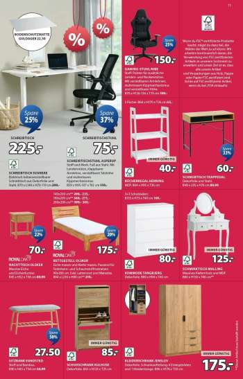 thumbnail - Kleiderschrank JENSLEV 96x176 eiche