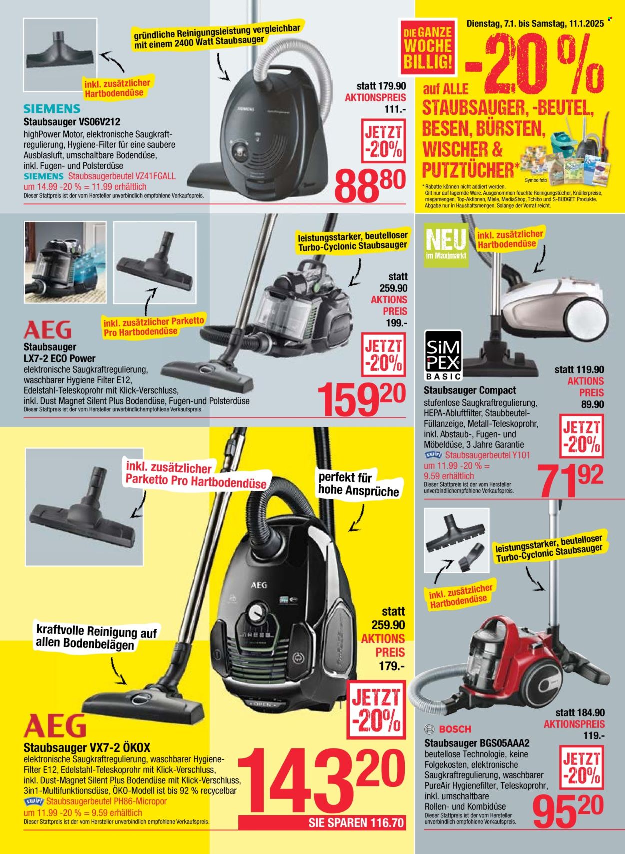 Angebote Maximarkt - 7.1.2025 - 11.1.2025. Seite 19