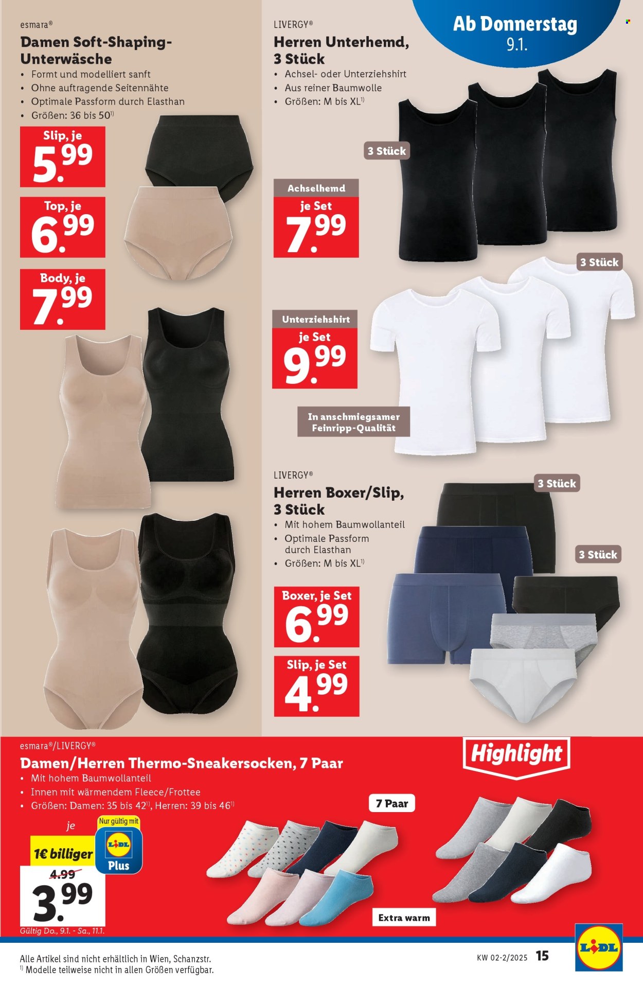 Angebote Lidl - 9.1.2025 - 15.1.2025. Seite 15