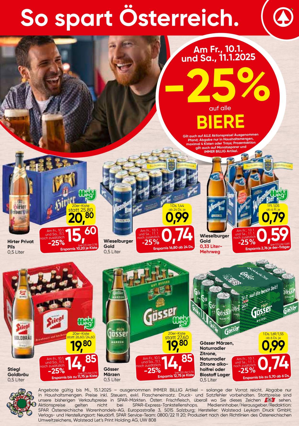 Angebote SPAR - 9.1.2025 - 15.1.2025. Seite 24
