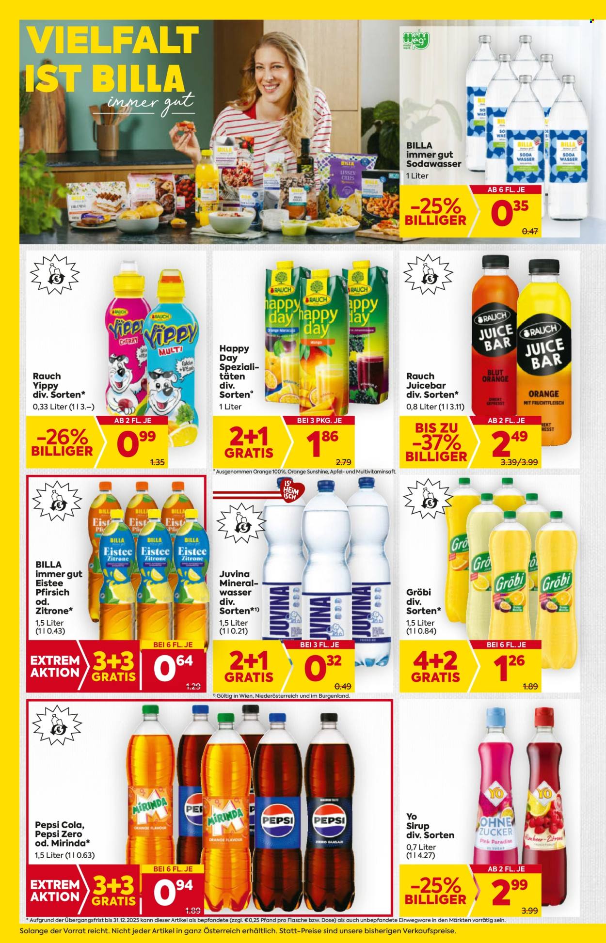 Angebote Billa - 16.1.2025 - 22.1.2025. Seite 16