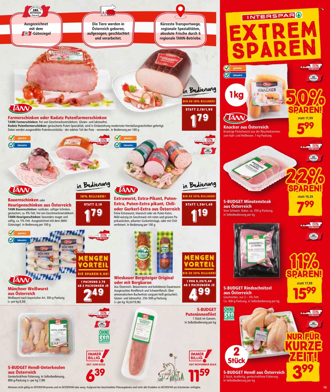 Angebote INTERSPAR - 16.1.2025 - 29.1.2025. Seite 13