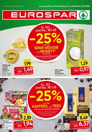 Angebote EUROSPAR - 16.1.2025 - 29.1.2025.