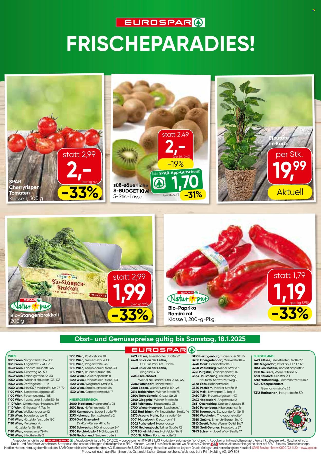 Angebote EUROSPAR - 16.1.2025 - 29.1.2025. Seite 16