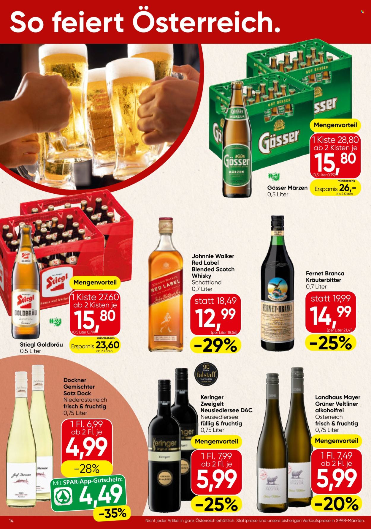 Angebote SPAR - 16.1.2025 - 29.1.2025. Seite 14