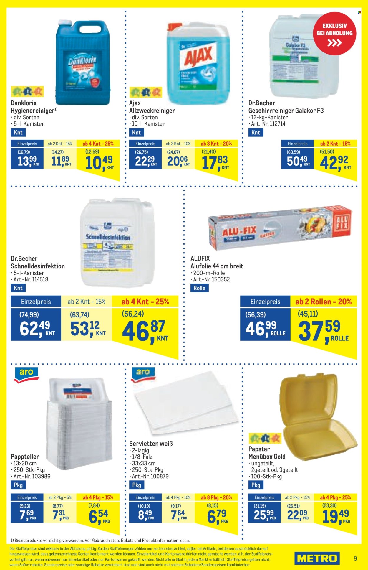 Angebote Metro - 23.1.2025 - 5.2.2025. Seite 9