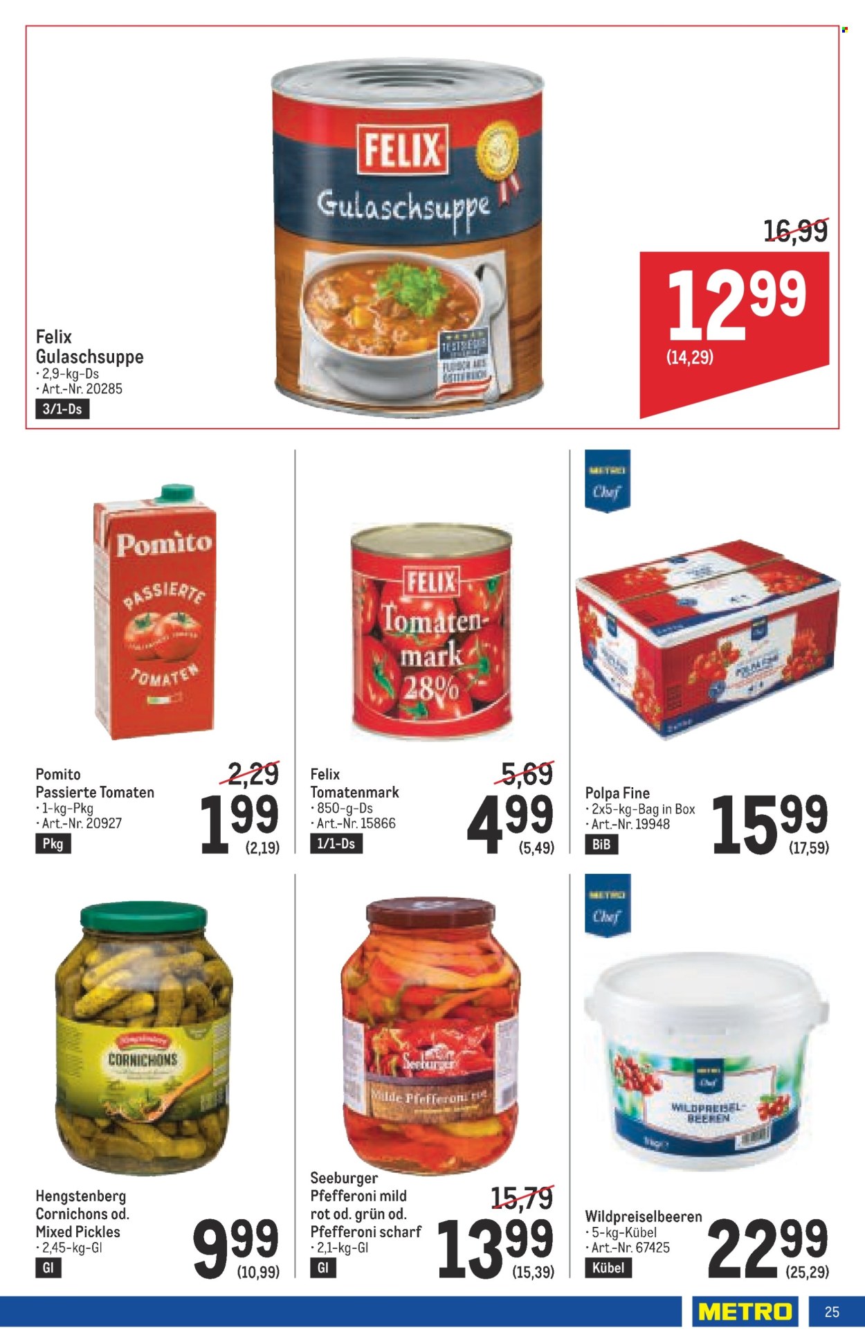 Angebote Metro - 23.1.2025 - 5.2.2025. Seite 25