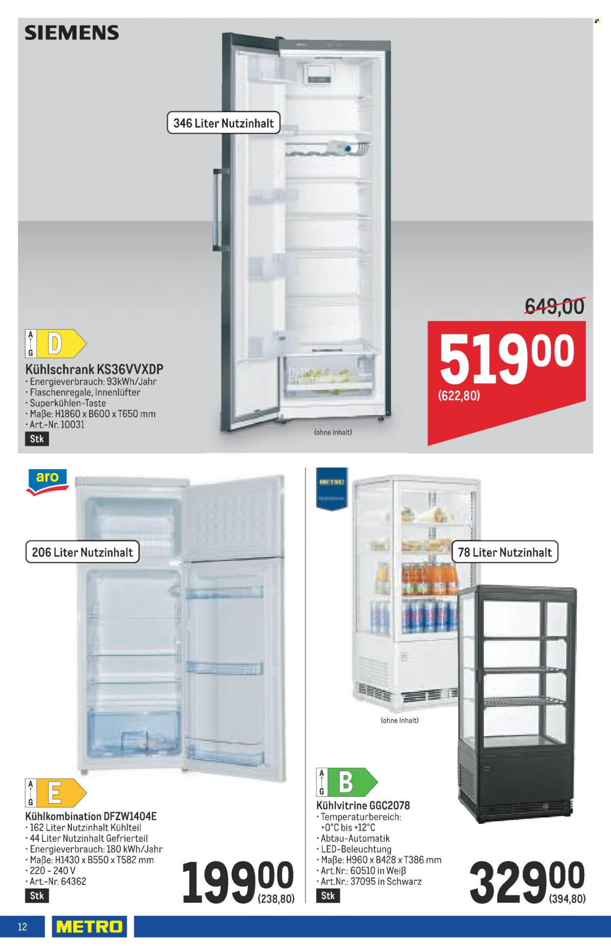 Angebote Metro - 23.1.2025 - 5.2.2025. Seite 12