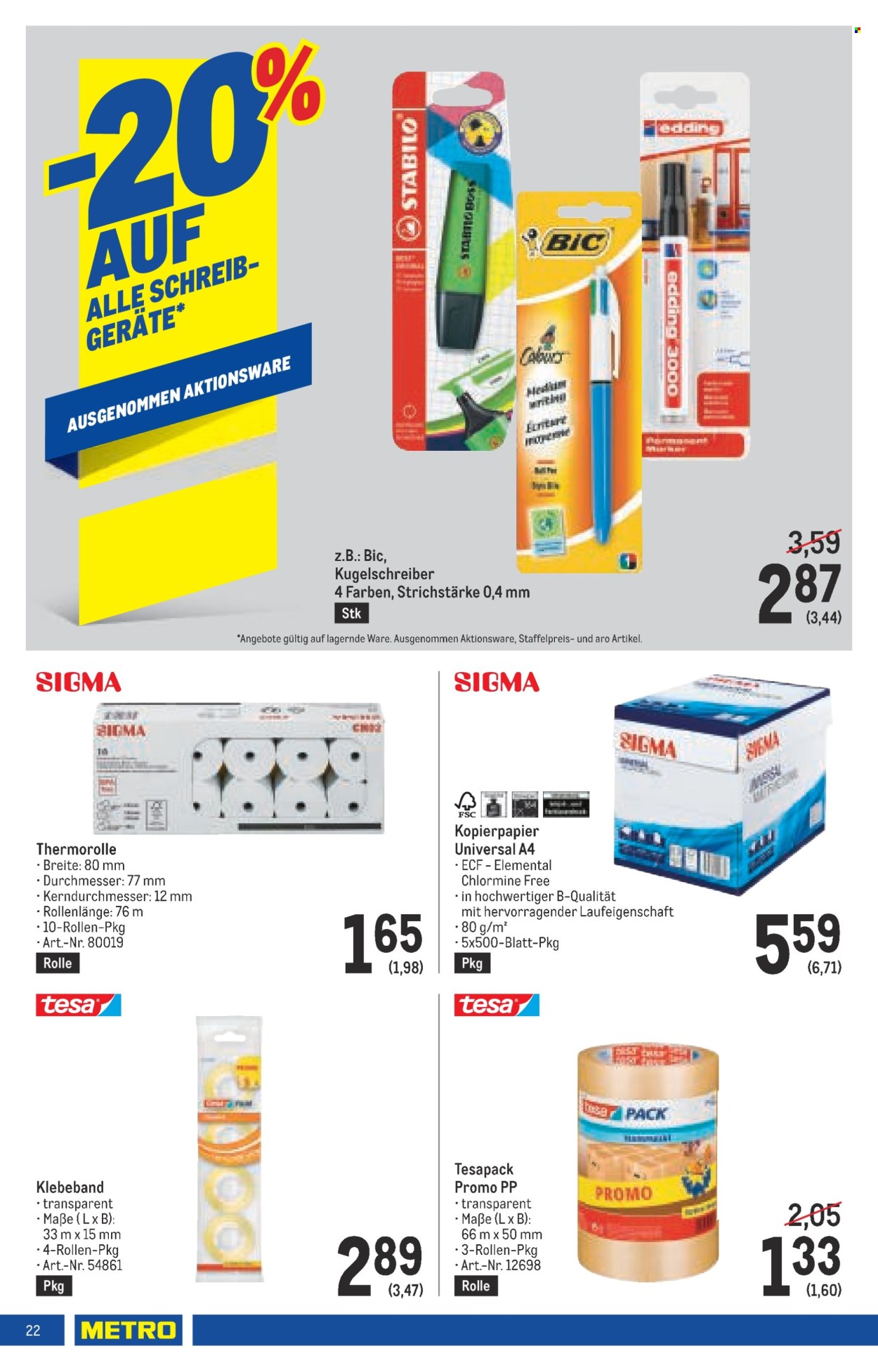 Angebote Metro - 23.1.2025 - 5.2.2025. Seite 22
