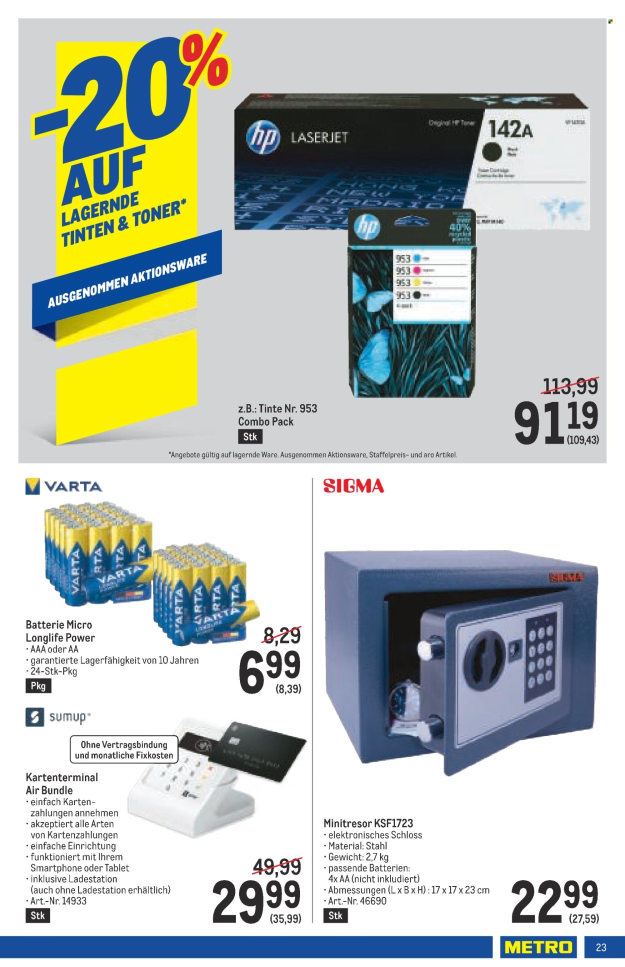 Angebote Metro - 23.1.2025 - 5.2.2025. Seite 23