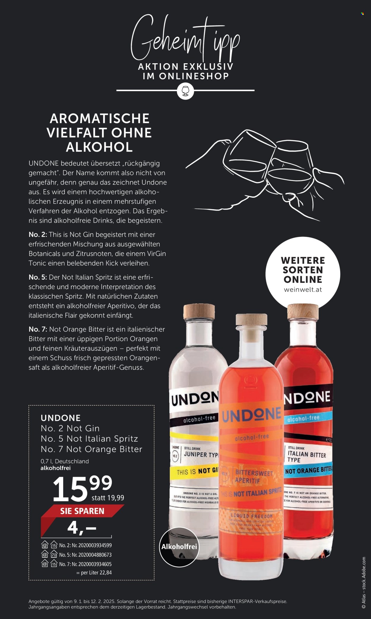 Angebote INTERSPAR - 9.1.2025 - 12.2.2025. Seite 22