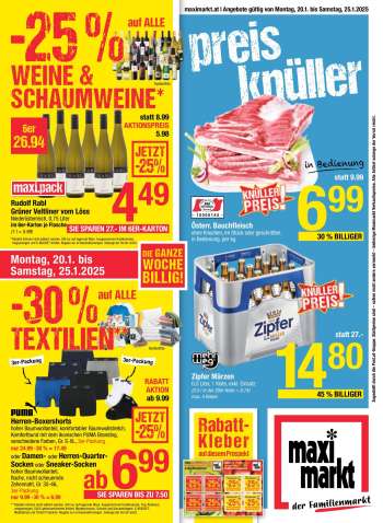 Angebote Maximarkt - 20.1.2025 - 25.1.2025.