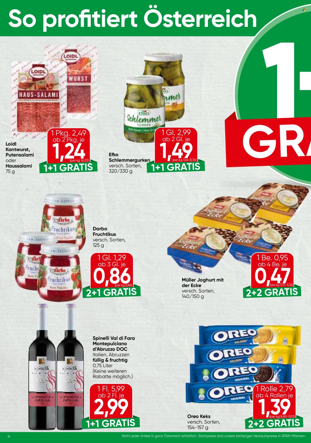 Angebote SPAR - 23.1.2025 - 29.1.2025. Seite 4