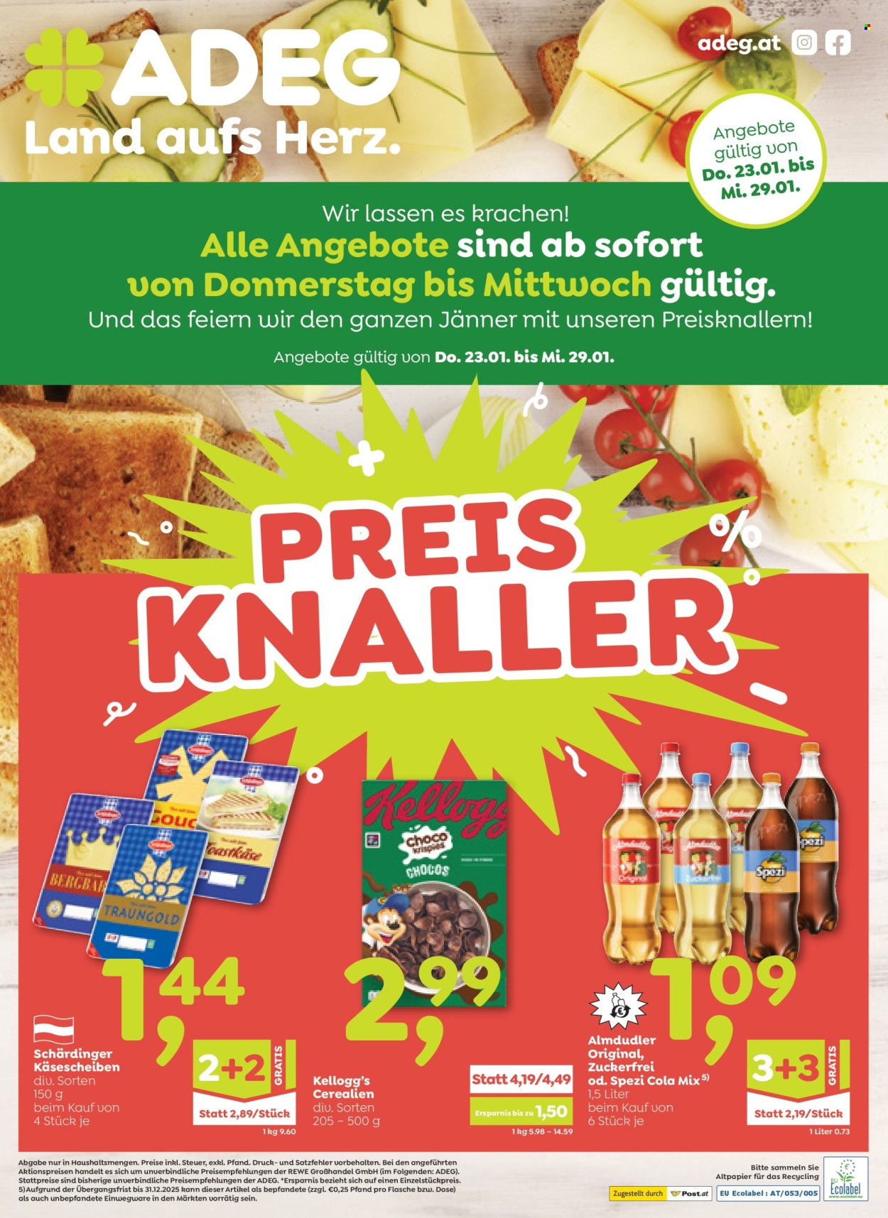 Angebote ADEG - 23.1.2025 - 29.1.2025. Seite 1