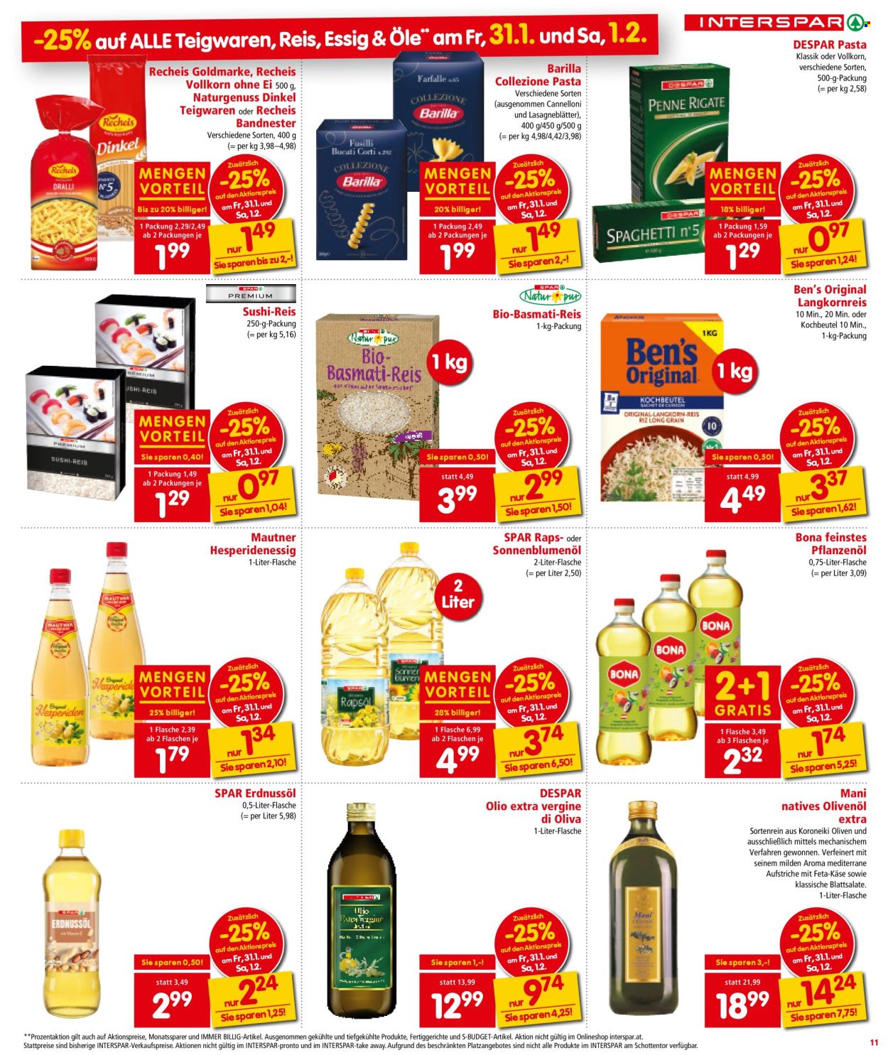 Angebote INTERSPAR - 30.1.2025 - 12.2.2025. Seite 11