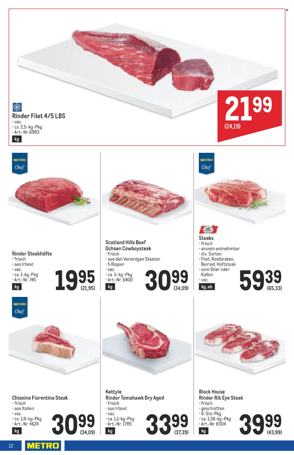 Angebote Metro - 6.2.2025 - 19.2.2025. Seite 12