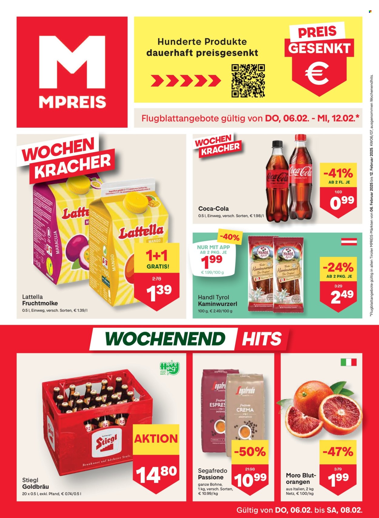Angebote MPREIS - 6.2.2025 - 12.2.2025. Seite 1