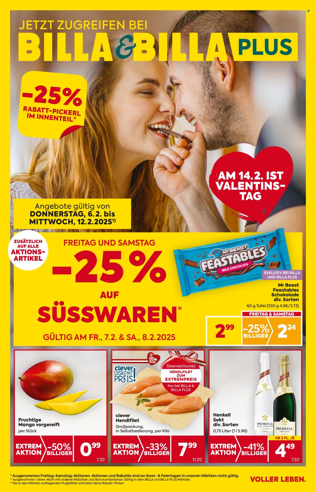 Angebote Billa - 6.2.2025 - 12.2.2025. Seite 1