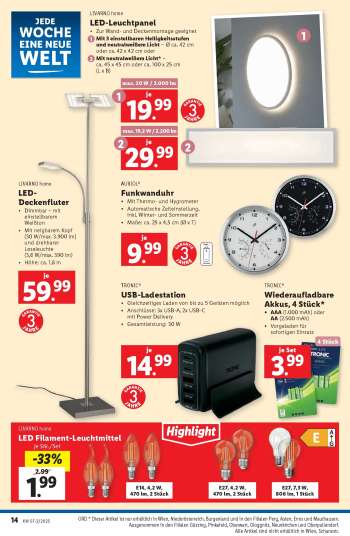 thumbnail - LIVARNO home LED Filament-Leuchtmittel