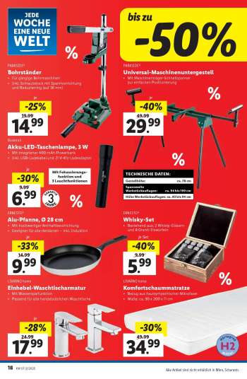 thumbnail - Akku-LED-Taschenlampe, 3 W