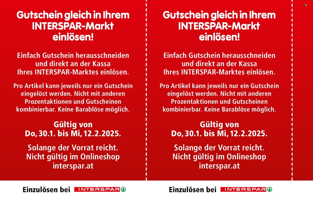 Angebote INTERSPAR - 30.1.2025 - 12.2.2025. Seite 10