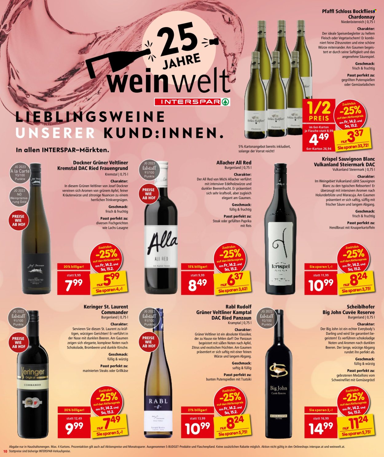 Angebote INTERSPAR - 13.2.2025 - 26.2.2025. Seite 10