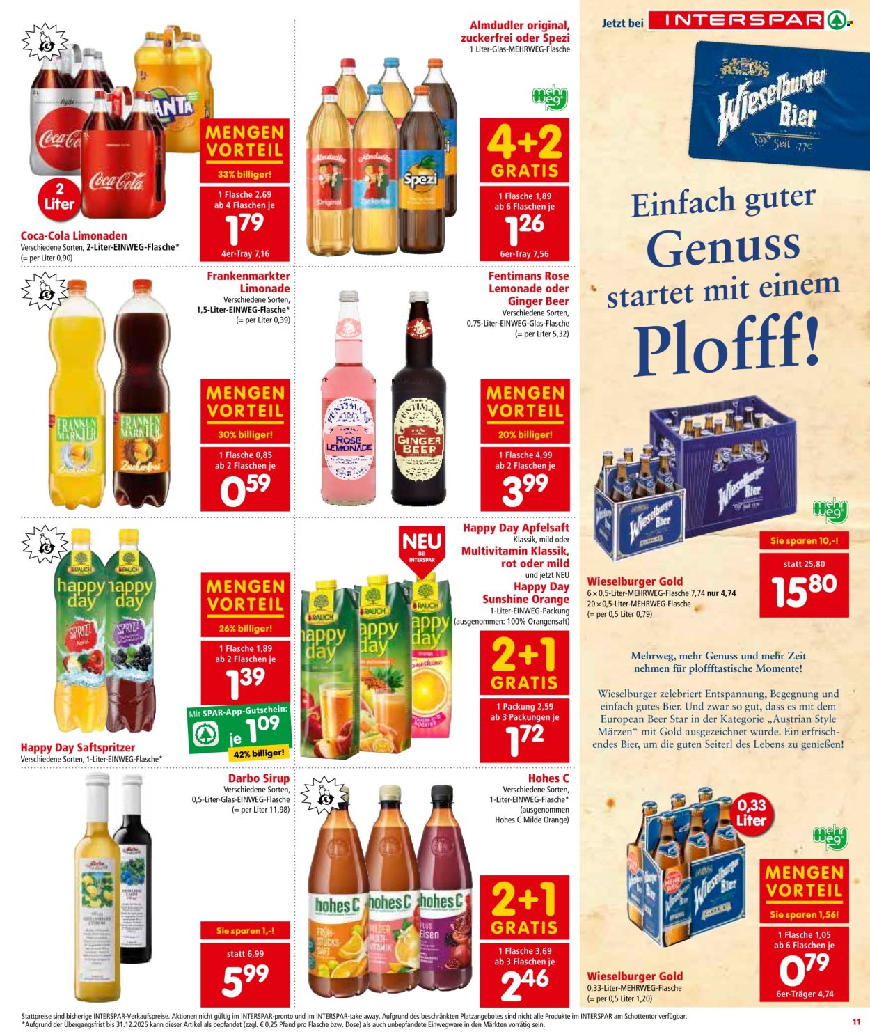 Angebote INTERSPAR - 13.2.2025 - 26.2.2025. Seite 11