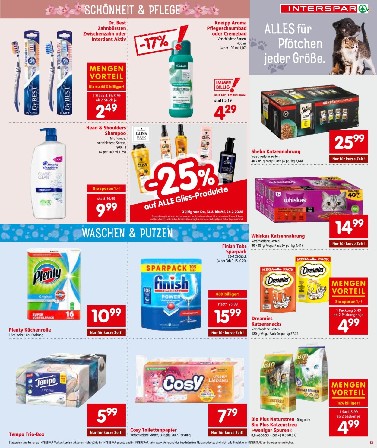 Angebote INTERSPAR - 13.2.2025 - 26.2.2025. Seite 13