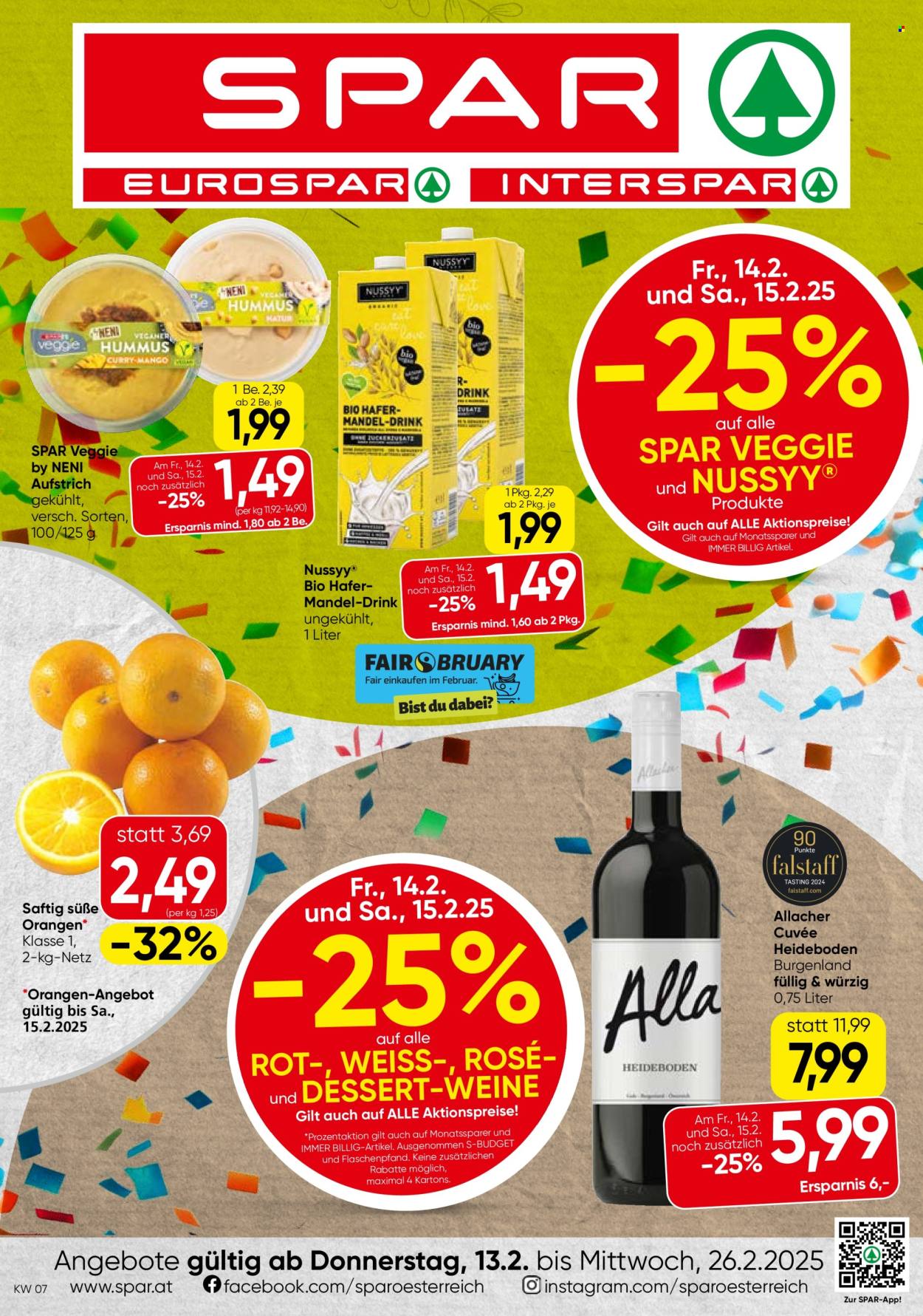 Angebote SPAR - 13.2.2025 - 26.2.2025. Seite 1