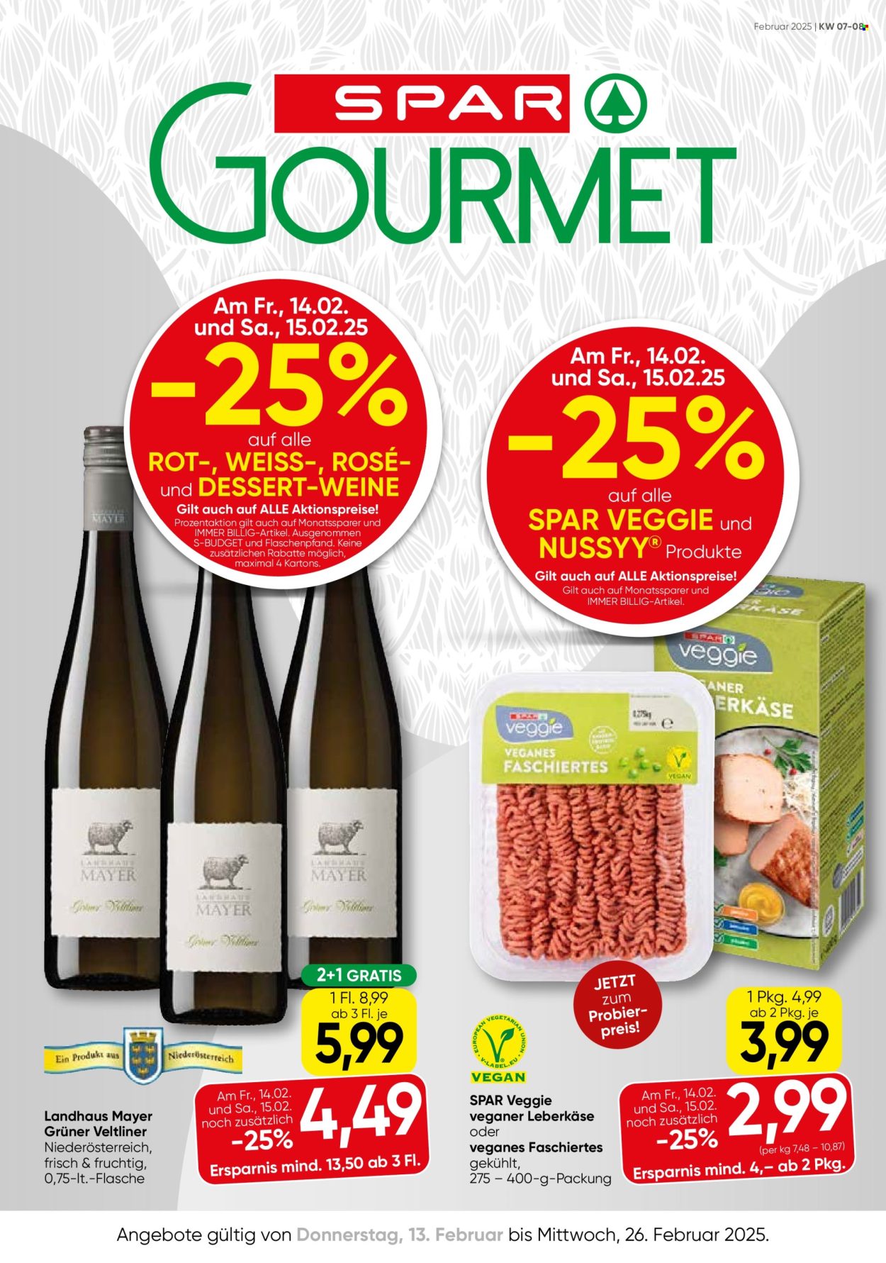 Angebote SPAR - 13.2.2025 - 26.2.2025. Seite 1
