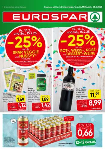 Angebote EUROSPAR - 13.2.2025 - 26.2.2025.