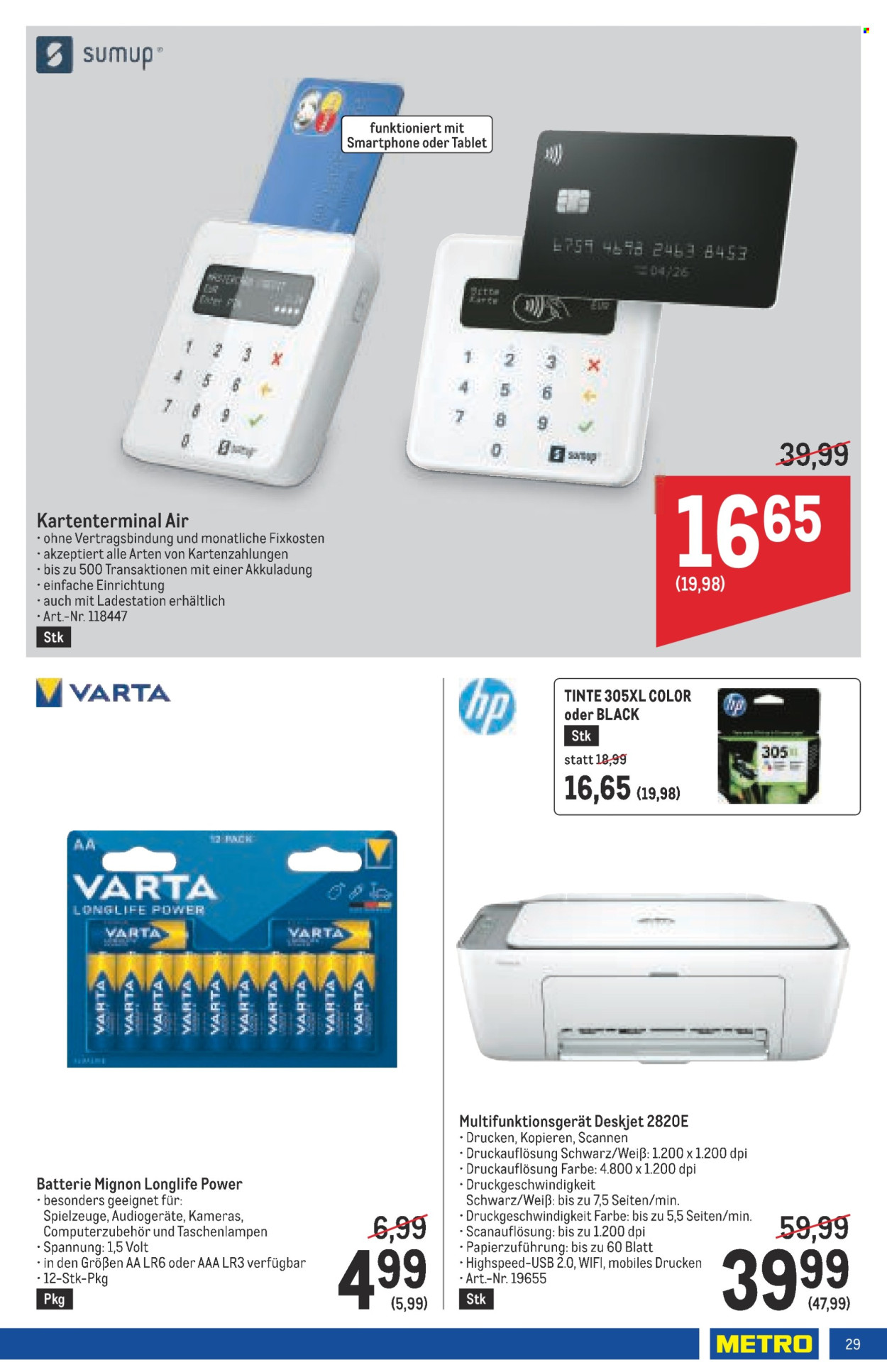 Angebote Metro - 20.2.2025 - 5.3.2025. Seite 29