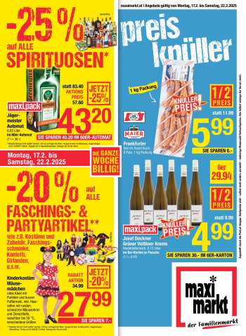 Angebote Maximarkt - 17.2.2025 - 22.2.2025.