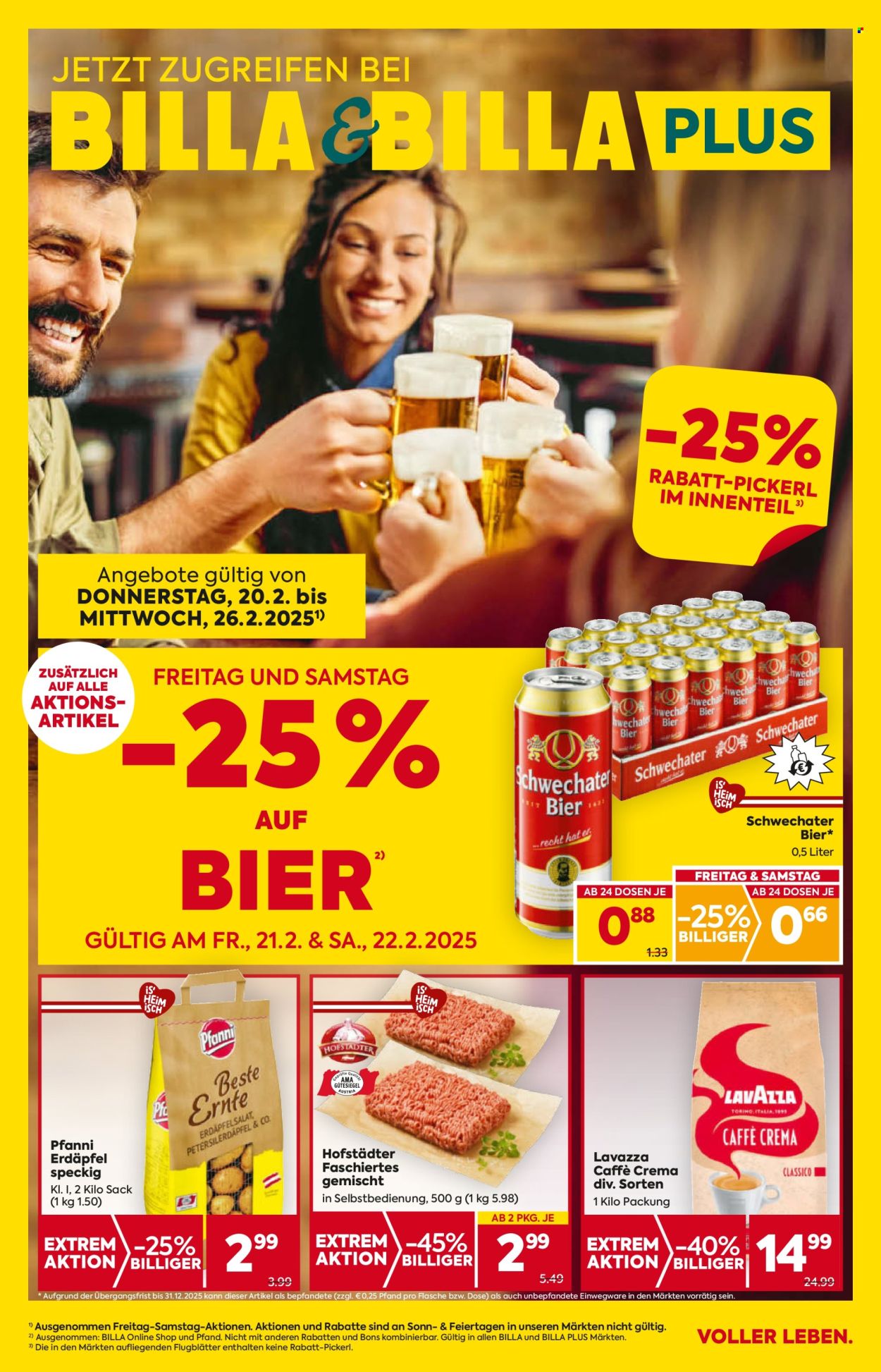 Angebote Billa - 20.2.2025 - 26.2.2025. Seite 1