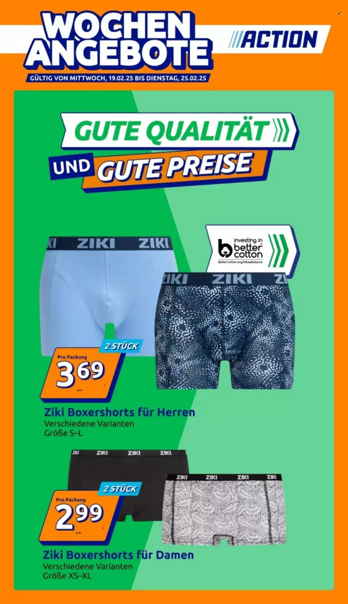 Angebote Action - 19.2.2025 - 25.2.2025. Seite 1