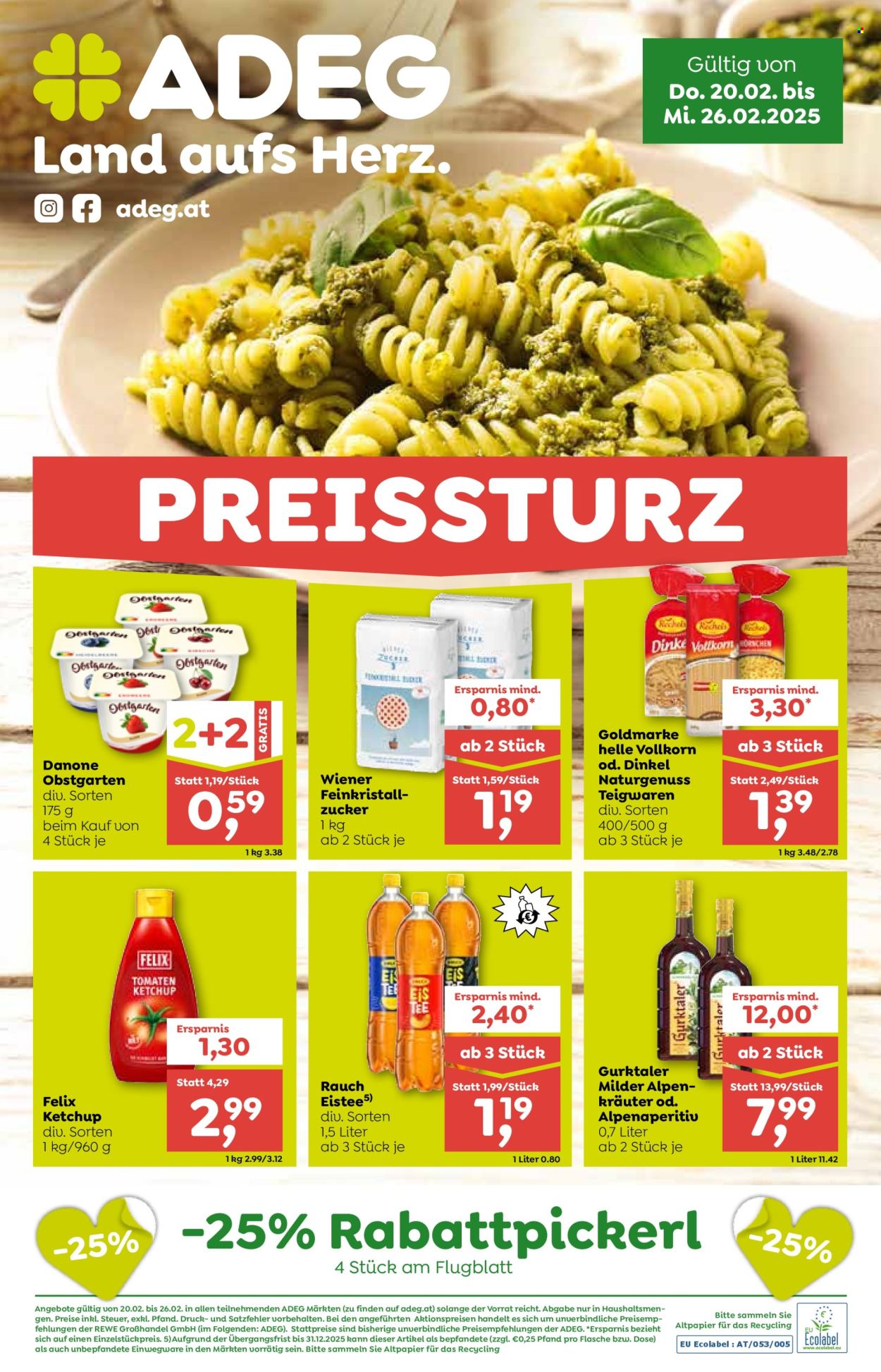 Angebote ADEG - 20.2.2025 - 26.2.2025. Seite 1