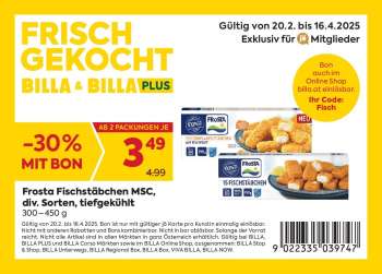 Angebote Billa - 20.2.2025 - 16.4.2025.