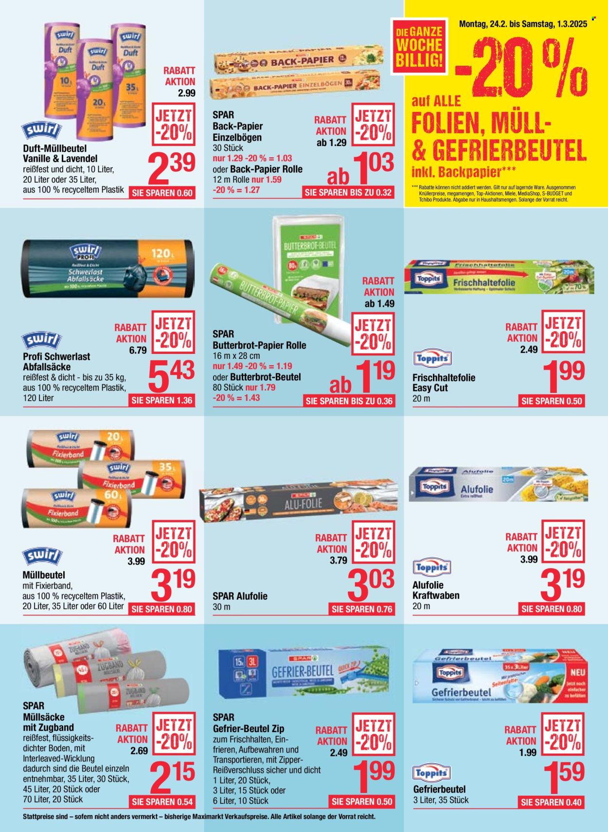 Angebote Maximarkt - 24.2.2025 - 1.3.2025. Seite 19