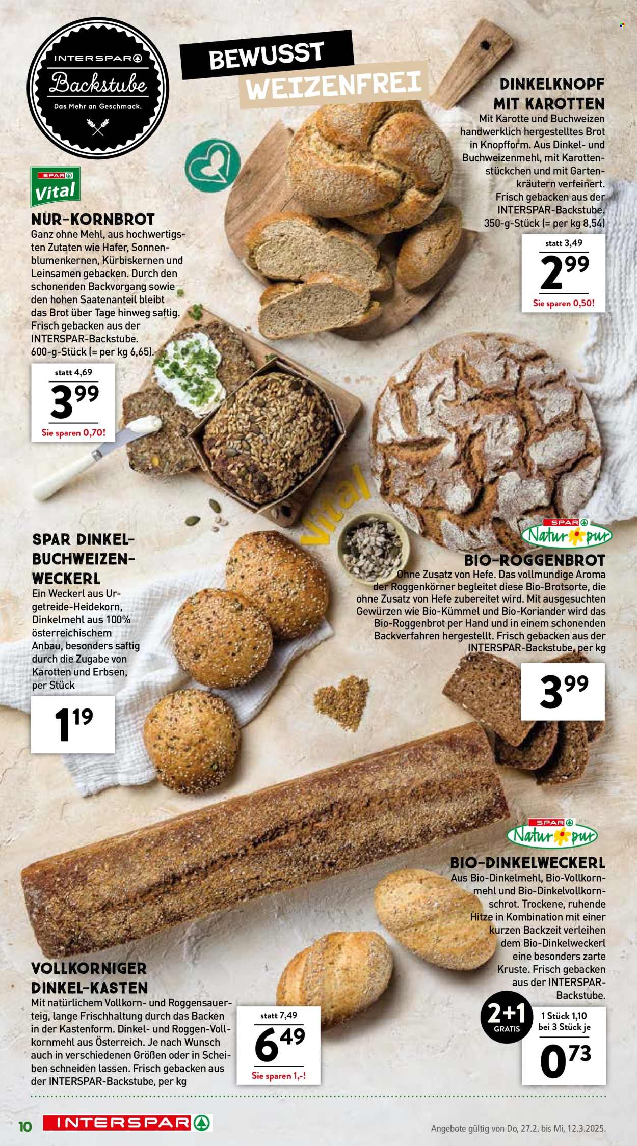 Angebote INTERSPAR - 27.2.2025 - 12.3.2025. Seite 10