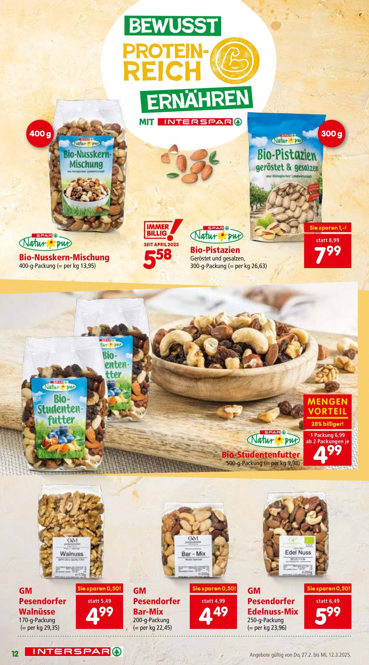 Angebote INTERSPAR - 27.2.2025 - 12.3.2025. Seite 12