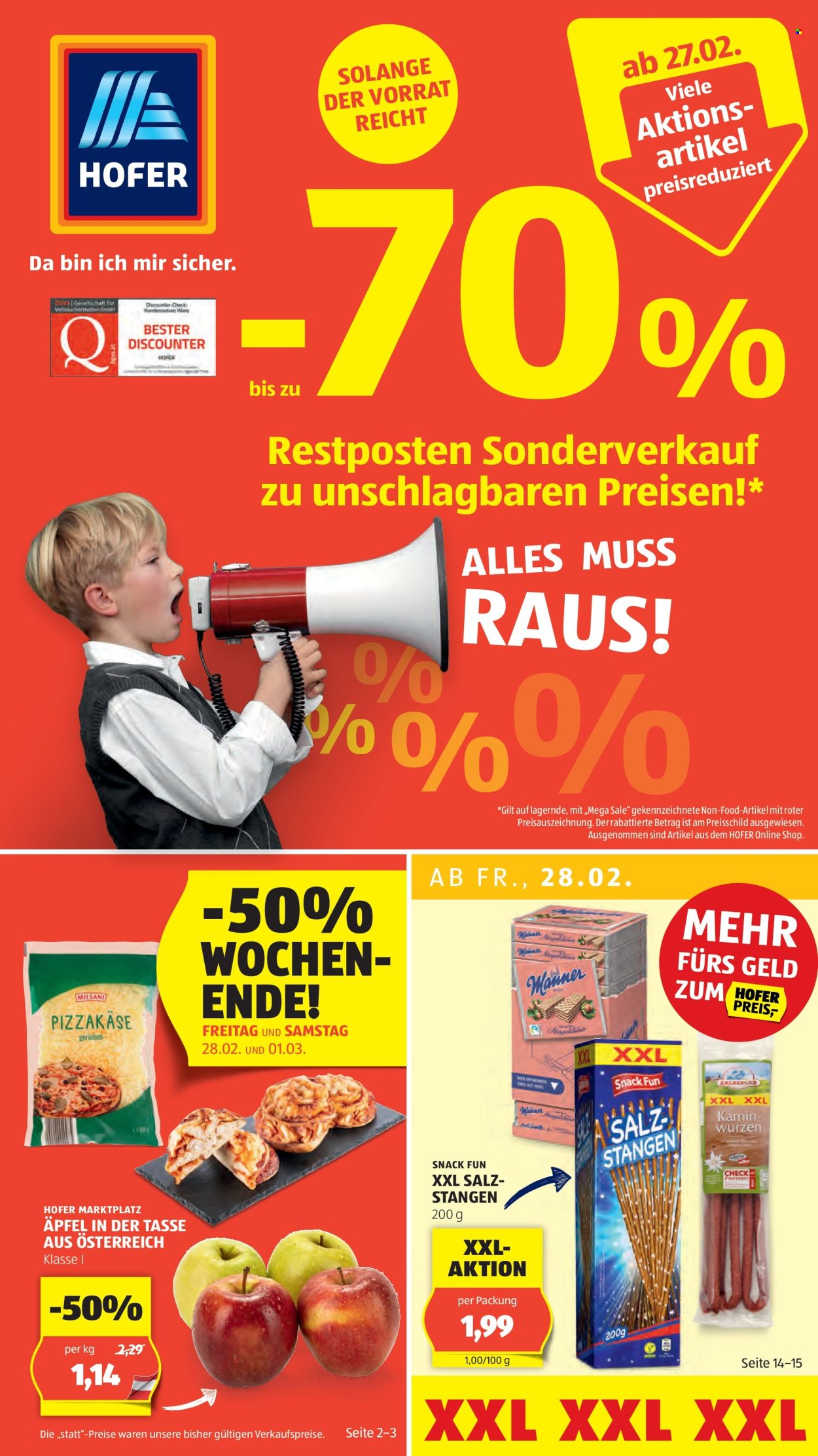 Angebote Hofer - 28.2.2025 - 6.3.2025. Seite 1