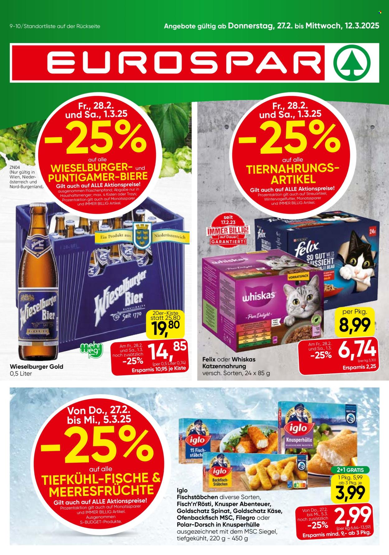 Angebote EUROSPAR - 27.2.2025 - 12.3.2025. Seite 1