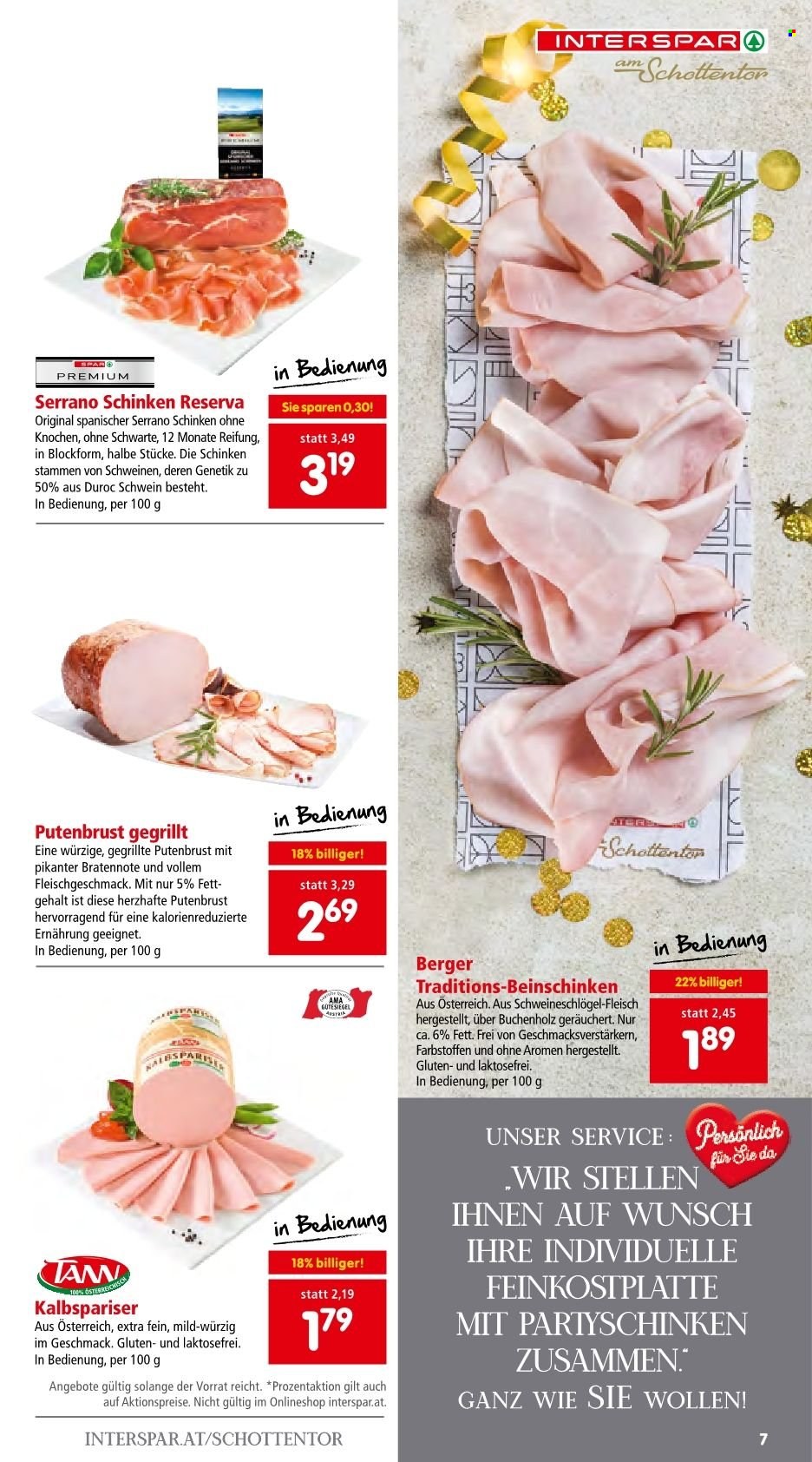 Angebote INTERSPAR - 27.2.2025 - 12.3.2025. Seite 7